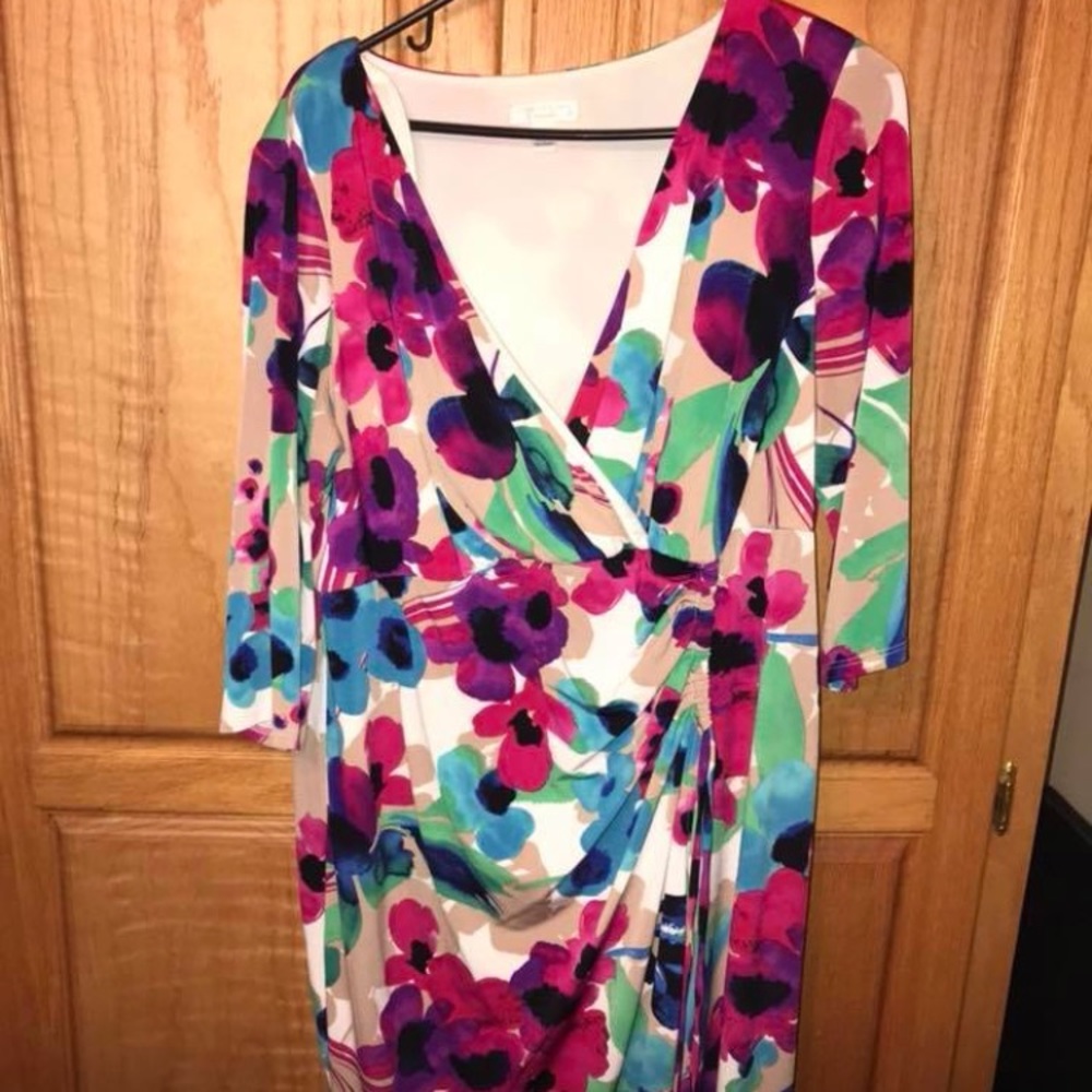 London Times wrap dress